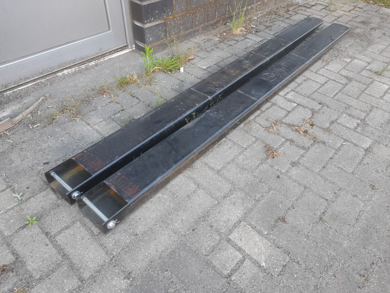 Set verlengvorken 220 cm, 3,5 ton
