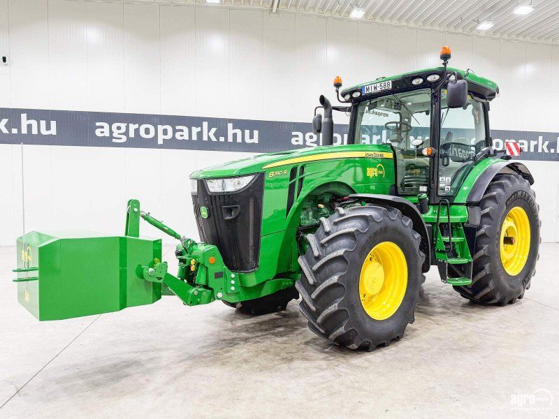 John Deere 8310R 16/5 PowerShift 40 km/h transmission, ILS suspended front