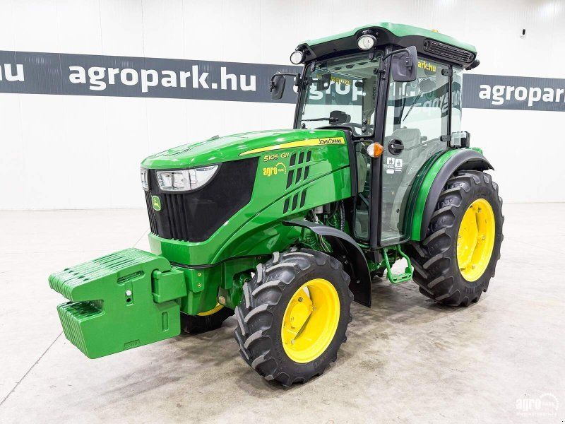 John Deere 5105GN 24/12 electro-hydraulic Hi-Lo transmission, 40 km/h, narr