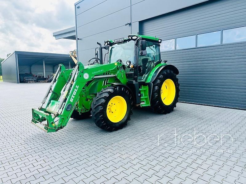 John Deere 6120 R AP mit FH, FZW & Frontlader