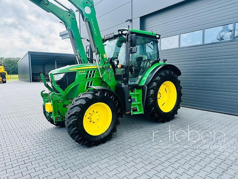 John Deere 6120 R AP mit FH, FZW & Frontlader