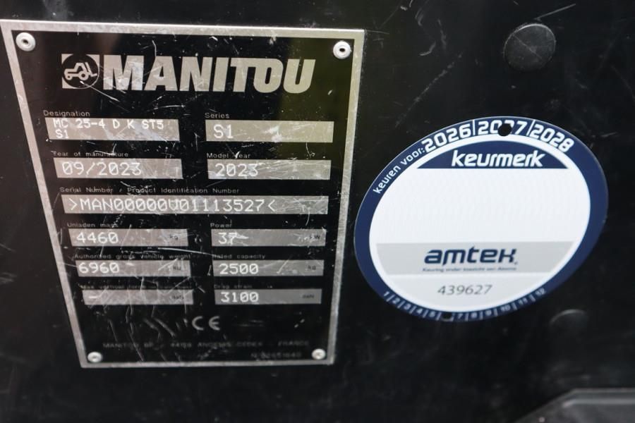 Manitou MC25-4 Valid Inspection, *Guarantee! Diesel, 4x4 D
