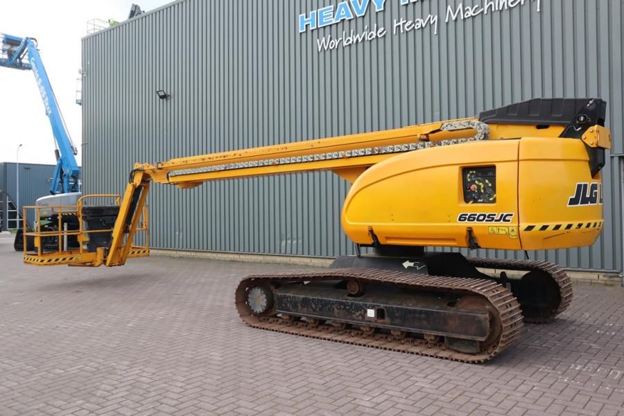 JLG 660SJC Diesel, Steel Tracks, 22.3m Working Height,