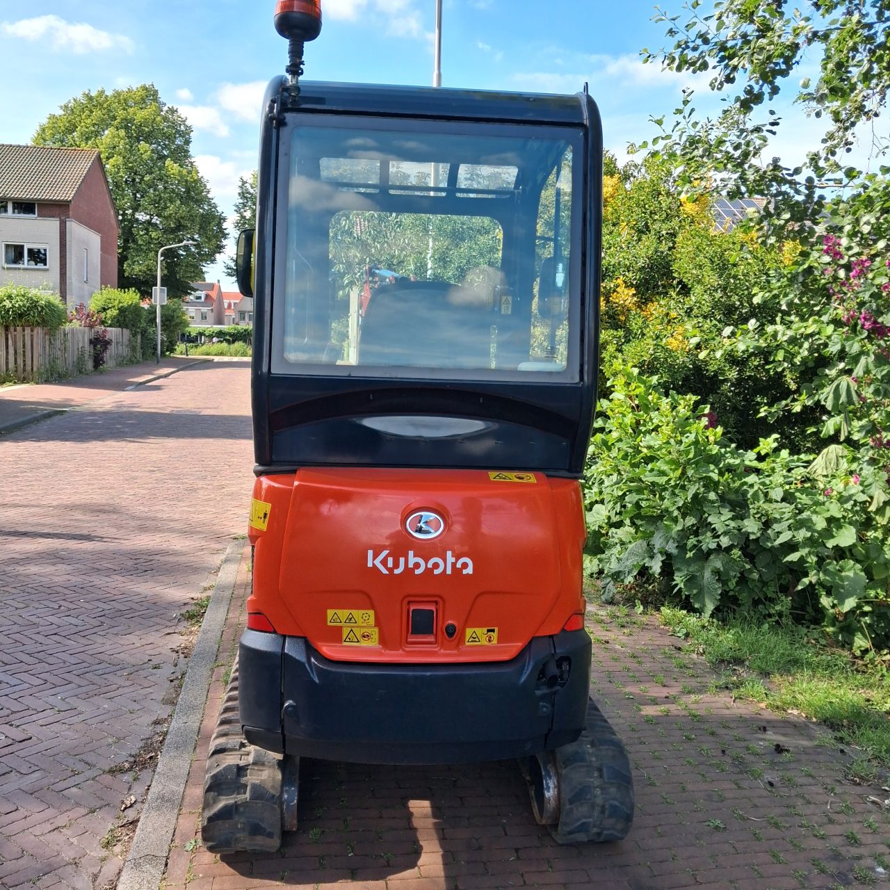 Kubota Kx019-4 Minigraver met sloop sorteer proportioneel.