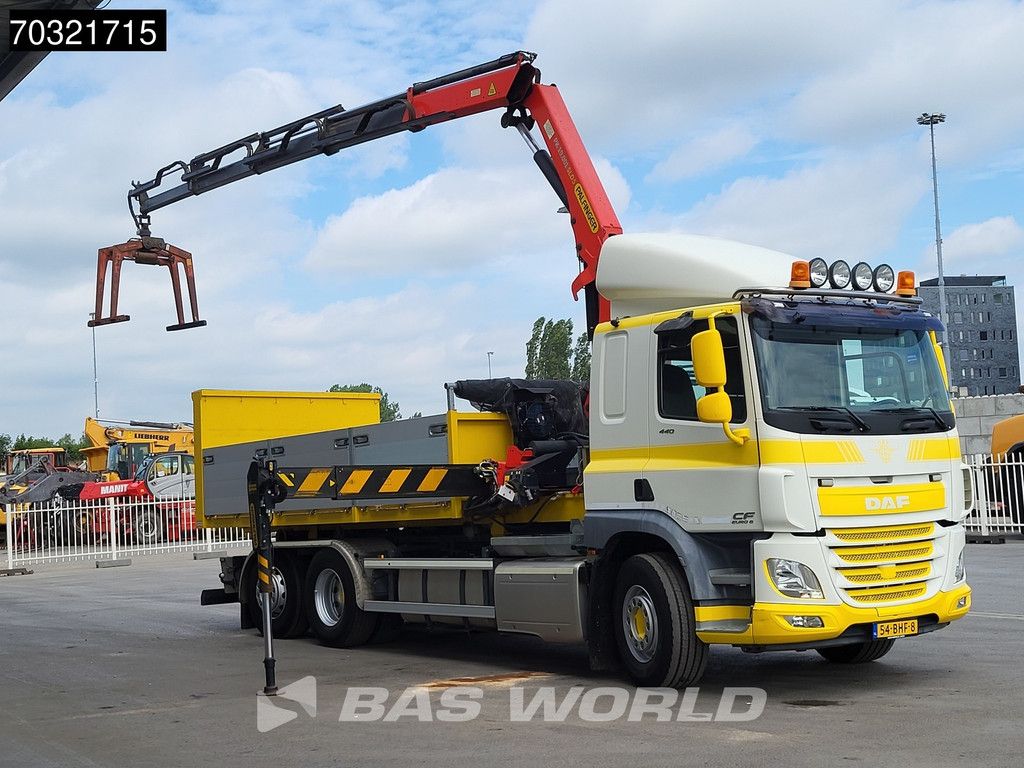 DAF CF CF 440 6X2 Palfinger PK19.001 SLD Hook Crane Container FAN APK 01-2027 Euro 6