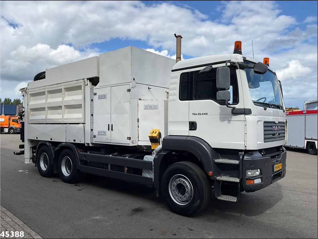 Man TGA 33.440 6x4 MTS Dino 8m³ Saugbagger Just 173.476 km!