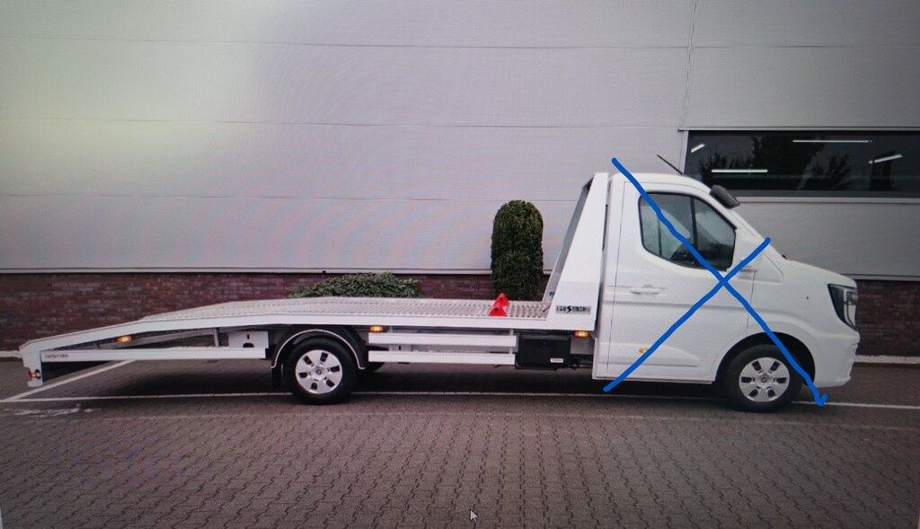 Faustman Nog 1x Oprijbak voor Renault Master