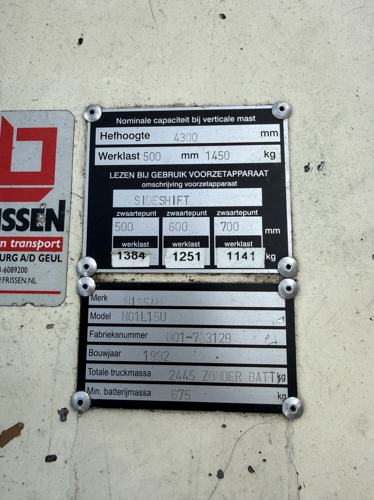 Nissan heftruck