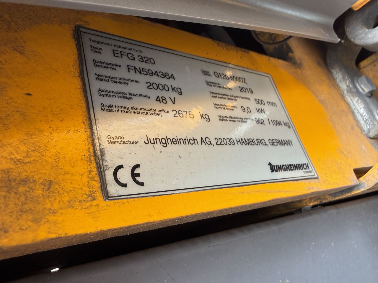 Jungheinrich heftruck