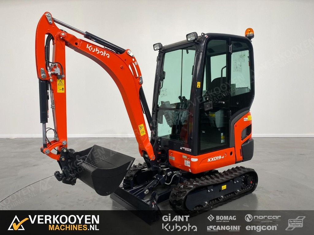 2026 Kubota KX019-4 ADV1114 Minigraver VOORRAAD!