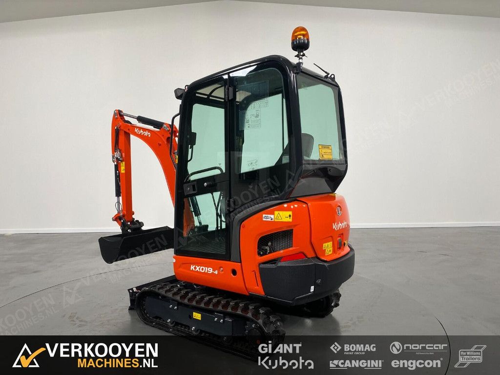 2026 Kubota KX019-4 ADV1114 Minigraver VOORRAAD!
