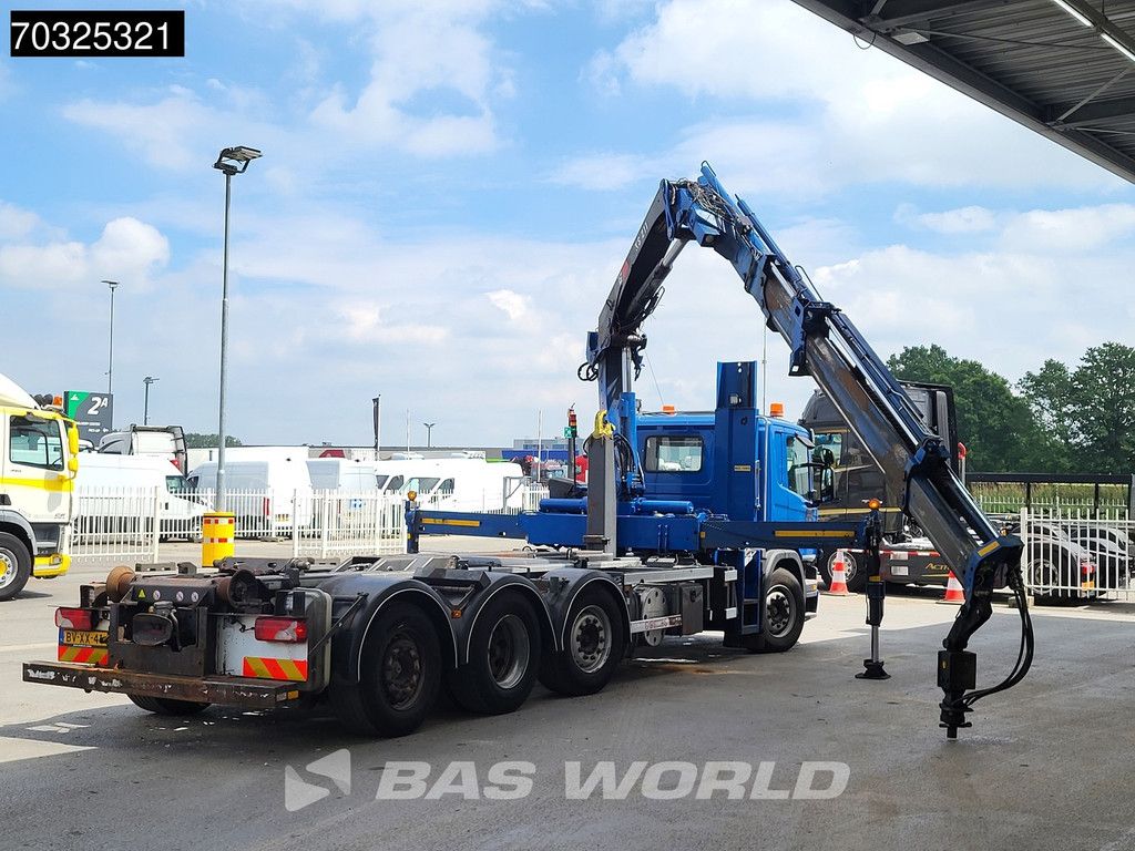 Scania P380 8X2 NL-Truck Hiab 211 E-3 Hipro Kran Crane VDL S-21-6200 hoolift Euro 5