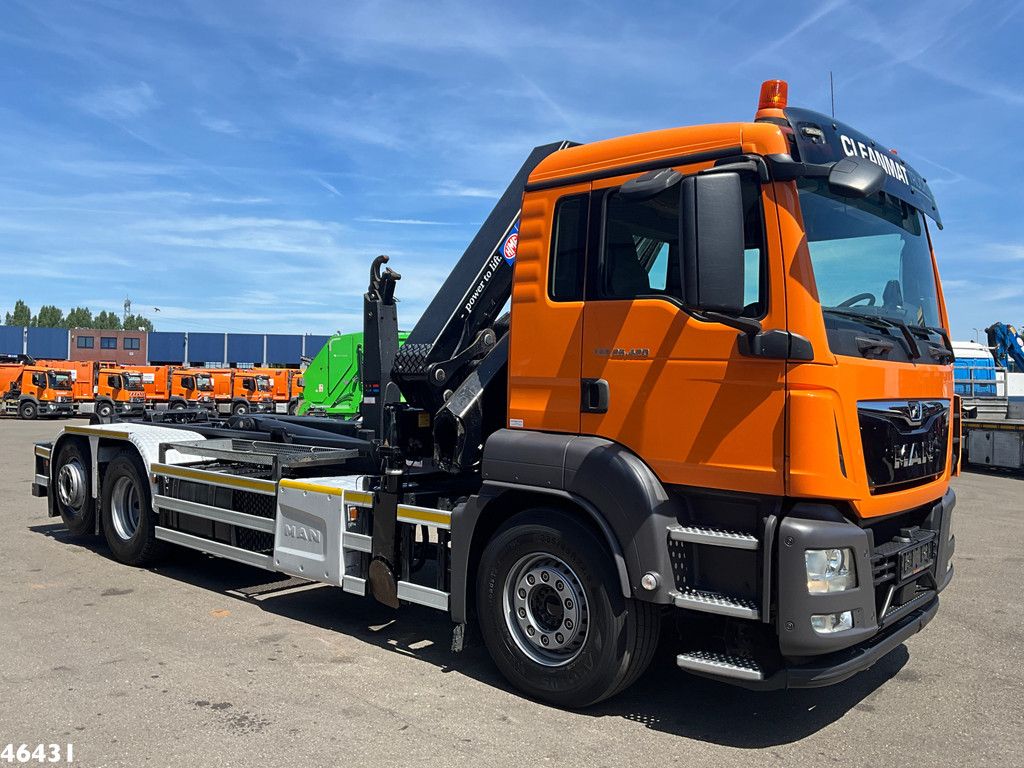 Man TGS 26.420 Euro 6 HMF 21 Tonmeter laadkraan Just 179.817 km!