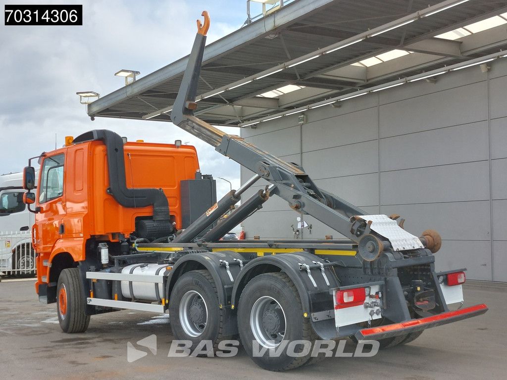 DAF CF 460 6X4 25Tons AJK containersystem Steelsuspension Big-Axle Automatic Euro 6