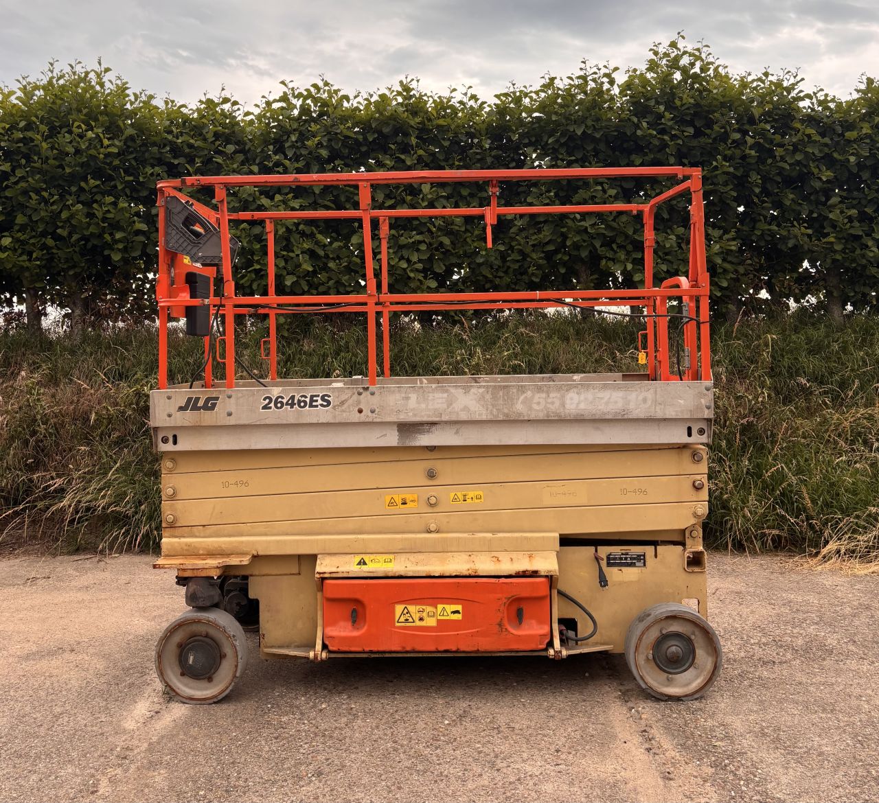 JLG 2646ES schaarhoogwerker - 10m werkhoogte - aluminium plateau
