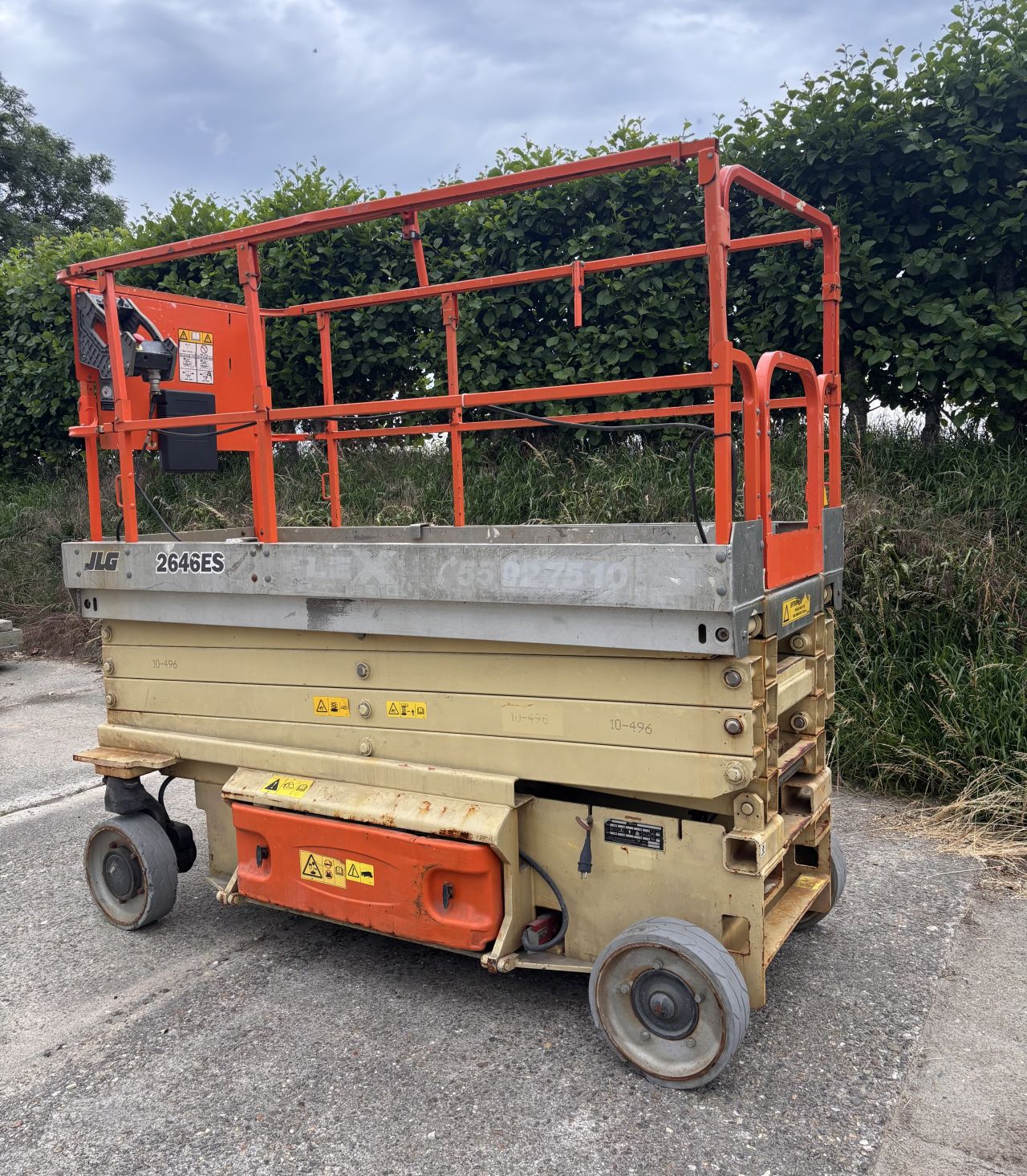 JLG 2646ES schaarhoogwerker - 10m werkhoogte - aluminium plateau