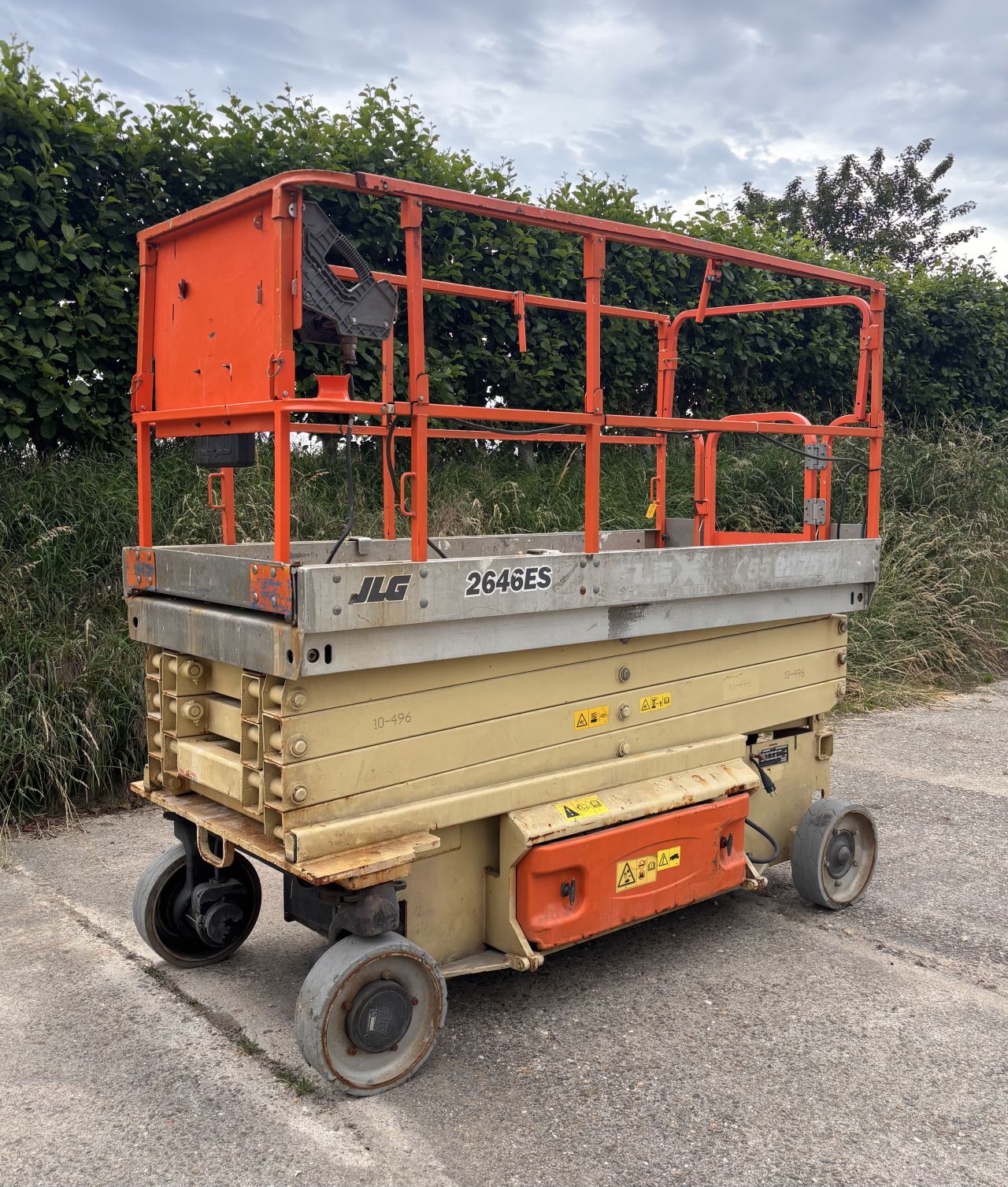 JLG 2646ES schaarhoogwerker - 10m werkhoogte - aluminium plateau