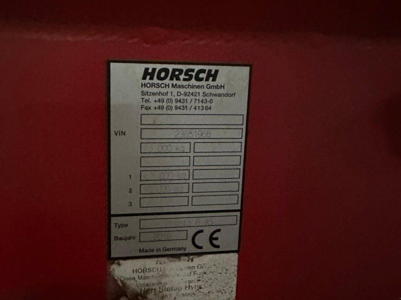 Horsch Pronto 6 AS