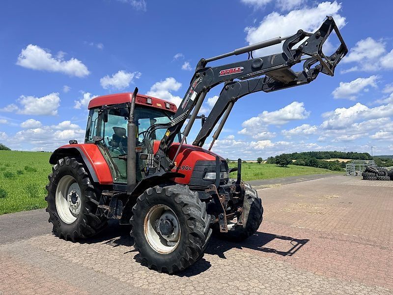 Case IH MX 90 C mit Frontlader
