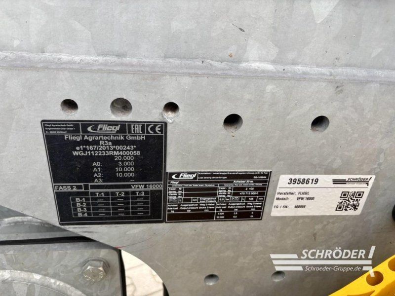 Fliegl VFW 16000 | 15 METER SCHLEPPSCHUH