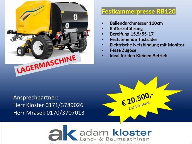 New Holland RB120Utility