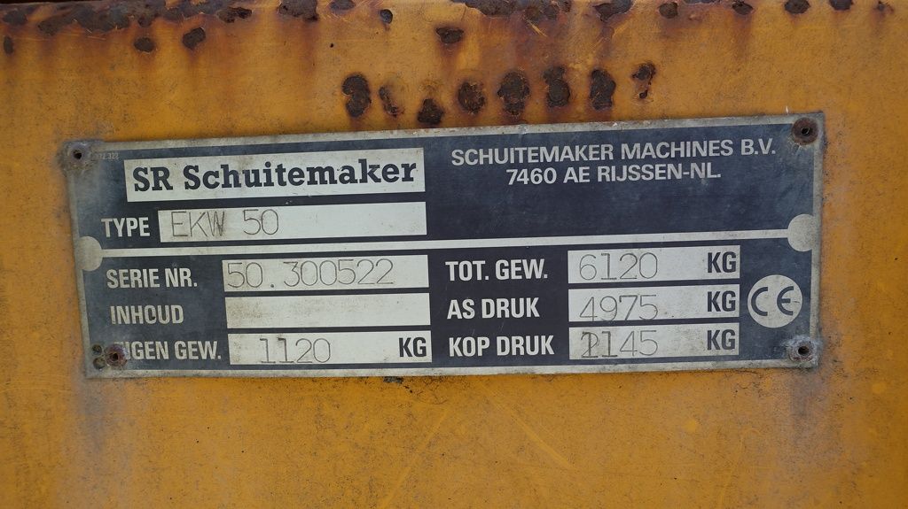 Schuitemaker EKW50 kipper 5 tons