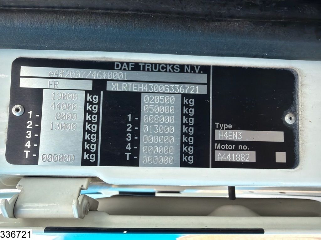 DAF XF 480 EURO 6d, Retarder, Standairco