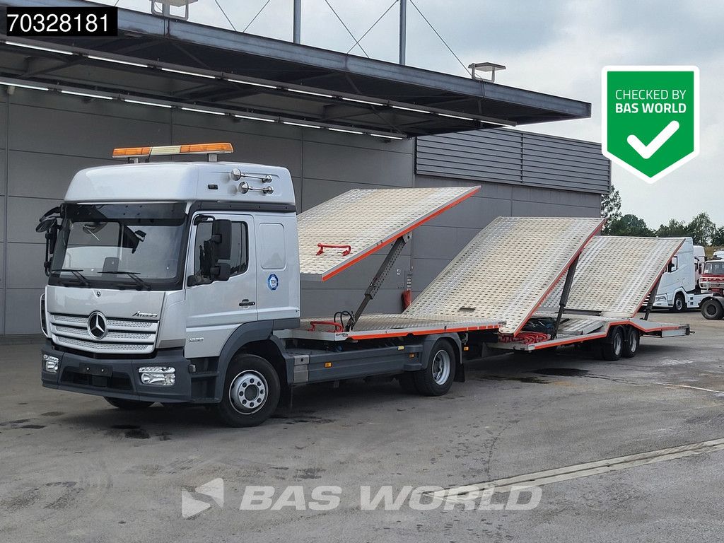 Mercedes Atego 1230 4X2 Kuvvetli car transporter 6 spots Hydraulic Winch Automatic Euro 6