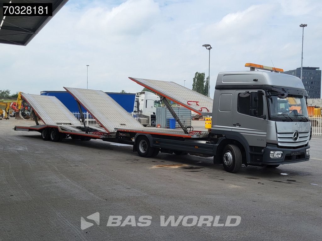 Mercedes Atego 1230 4X2 Kuvvetli car transporter 6 spots Hydraulic Winch Automatic Euro 6