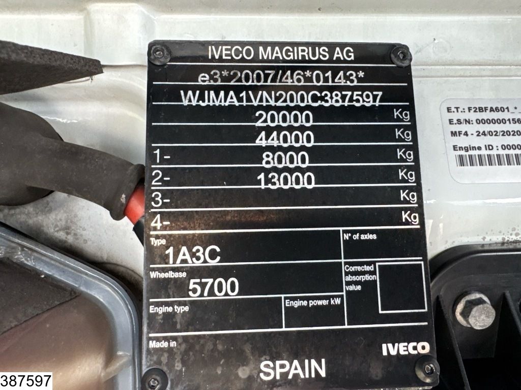 Iveco Stralis 330 CNG CNG, EURO 6, Retarder, Manual