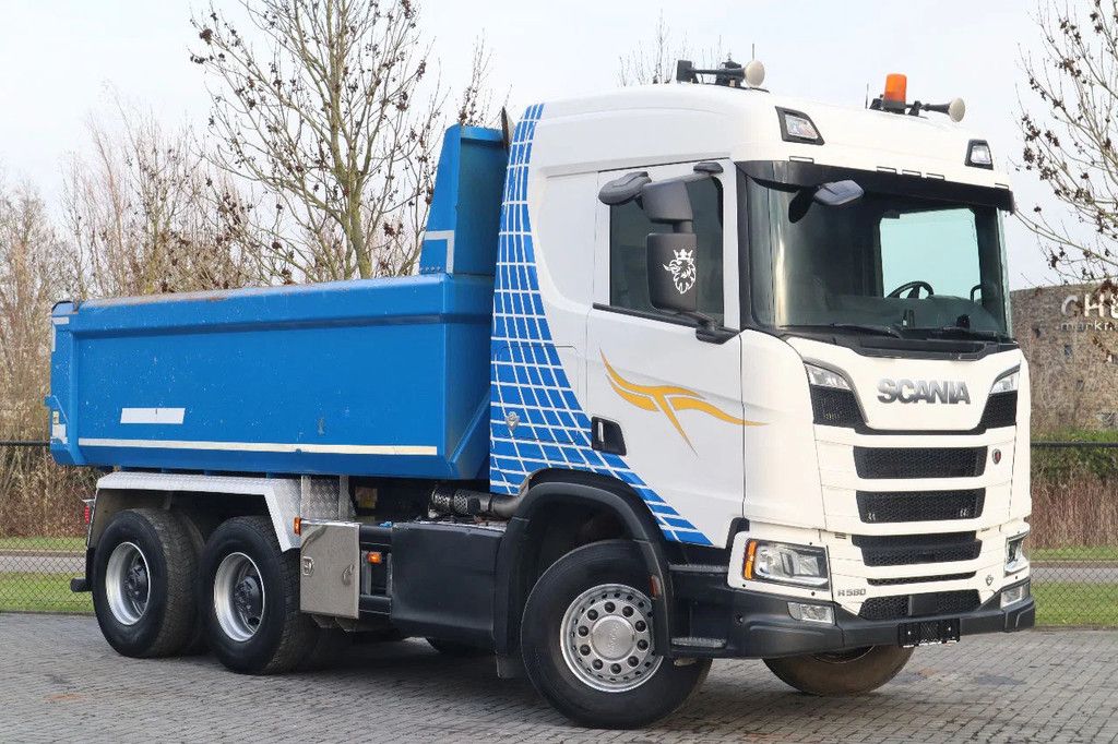 Scania R580 V8 NGS 6X4 | FULL STEEL | RETARDER | EURO 6 | BIG AXLES