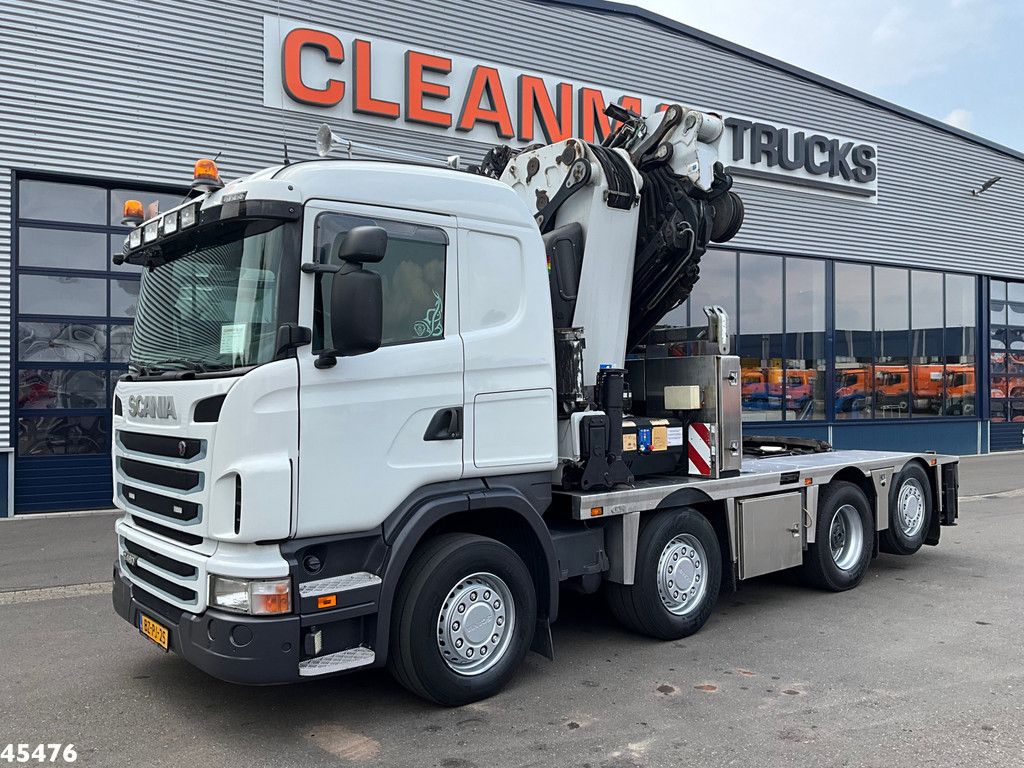Scania G 480 HMF 85 Tonmeter laadkraan + Fly-Jib