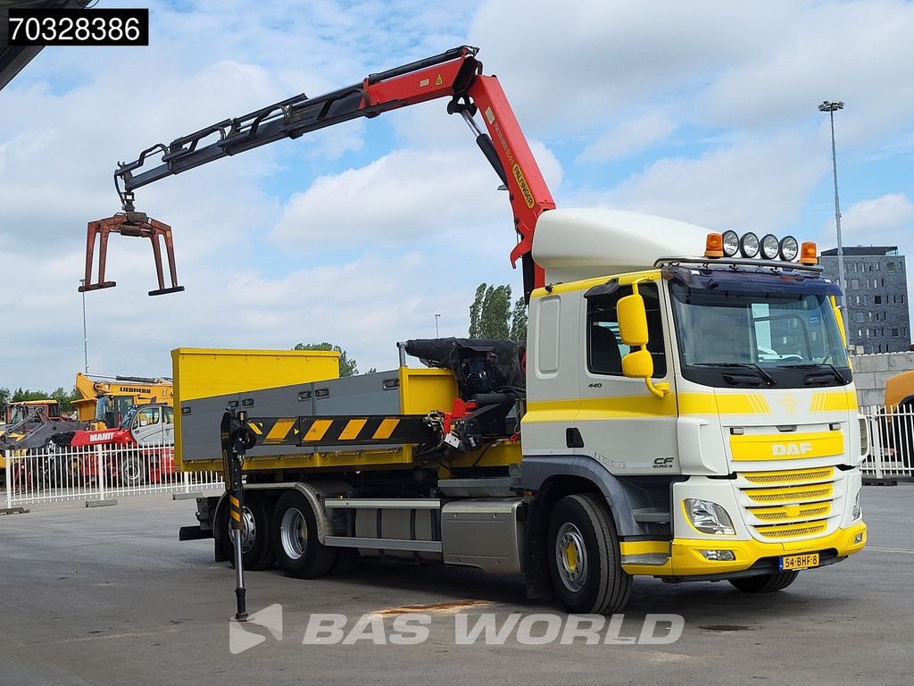 DAF CF CF 440 6X2 Palfinger PK19.001 SLD Hook Crane Container FAN APK 01-2027 Euro 6