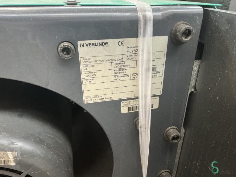 Hoist Verlinde M4, 10.000kg 2011