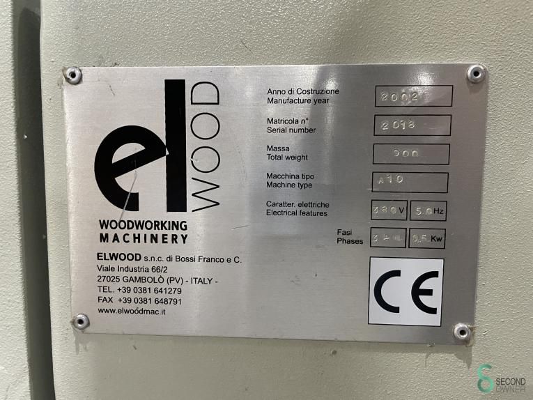 Edge banders Elwood Athena A 10 2002