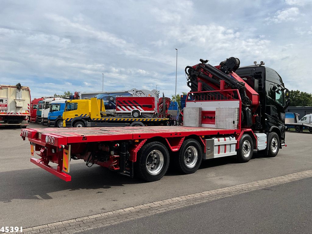 Volvo FH 540 8x4 HMF 85 Tonmeter laadkraan + Fly-Jib Just 222.786 km!