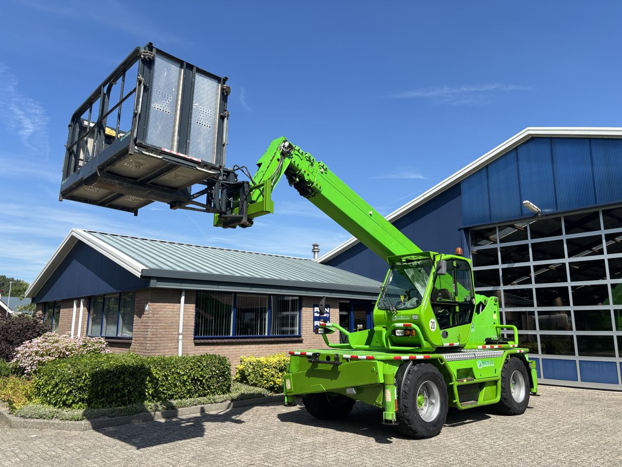 Merlo Roto 45.21 MCSS zeer netjes voorzien van remote & werkkooi
