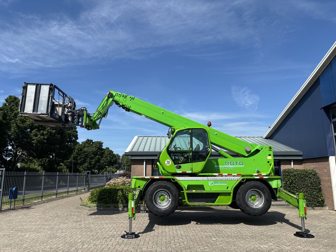 Merlo Roto 45.21 MCSS zeer netjes voorzien van remote & werkkooi