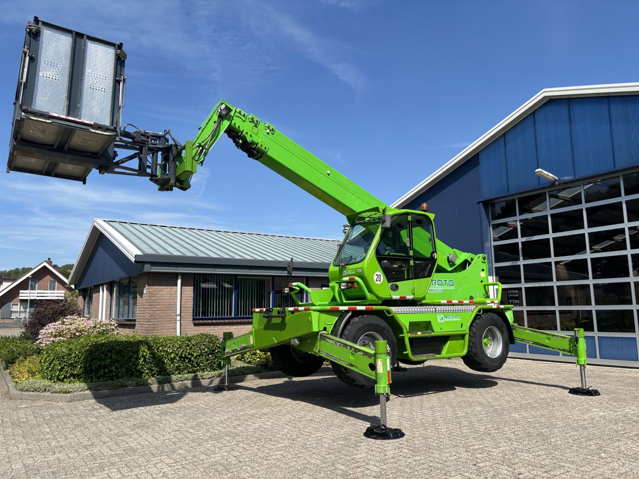 Merlo Roto 45.21 MCSS zeer netjes voorzien van remote & werkkooi