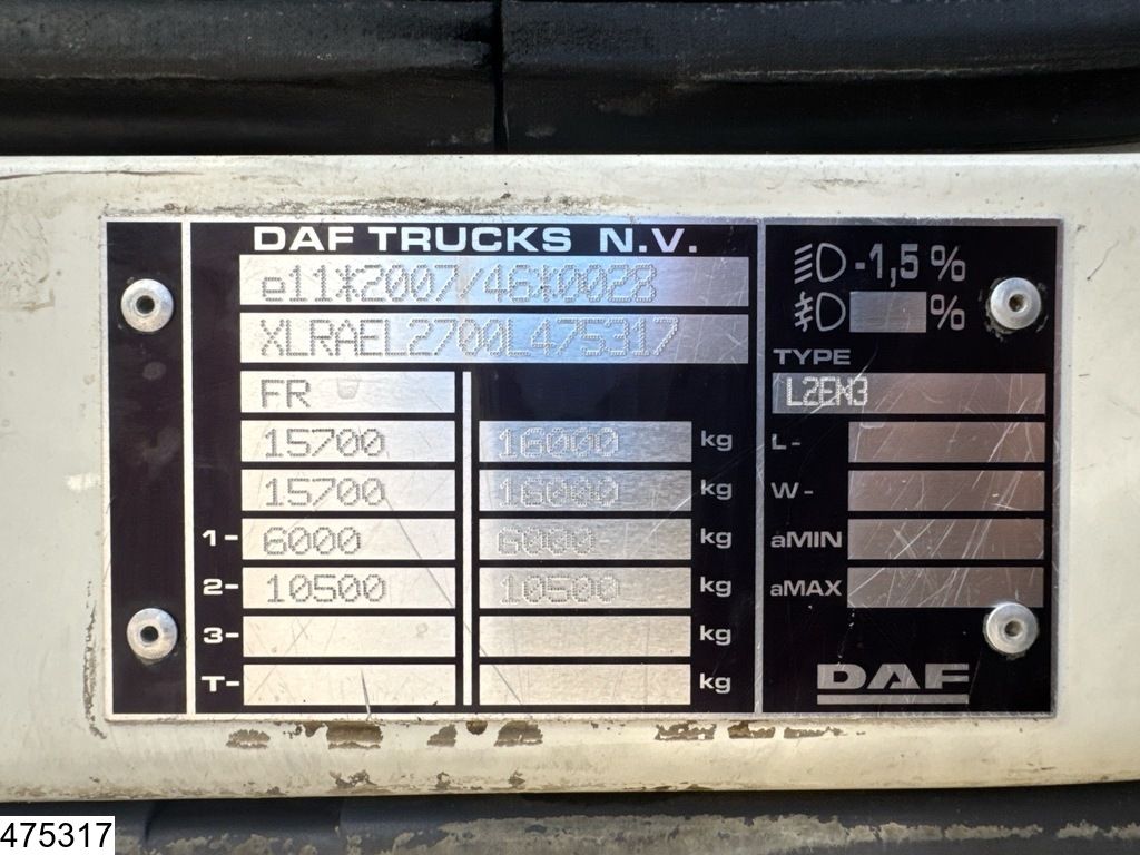 DAF LF 260 EURO 6, ACC, Carrier, Meat, Viande, Carne