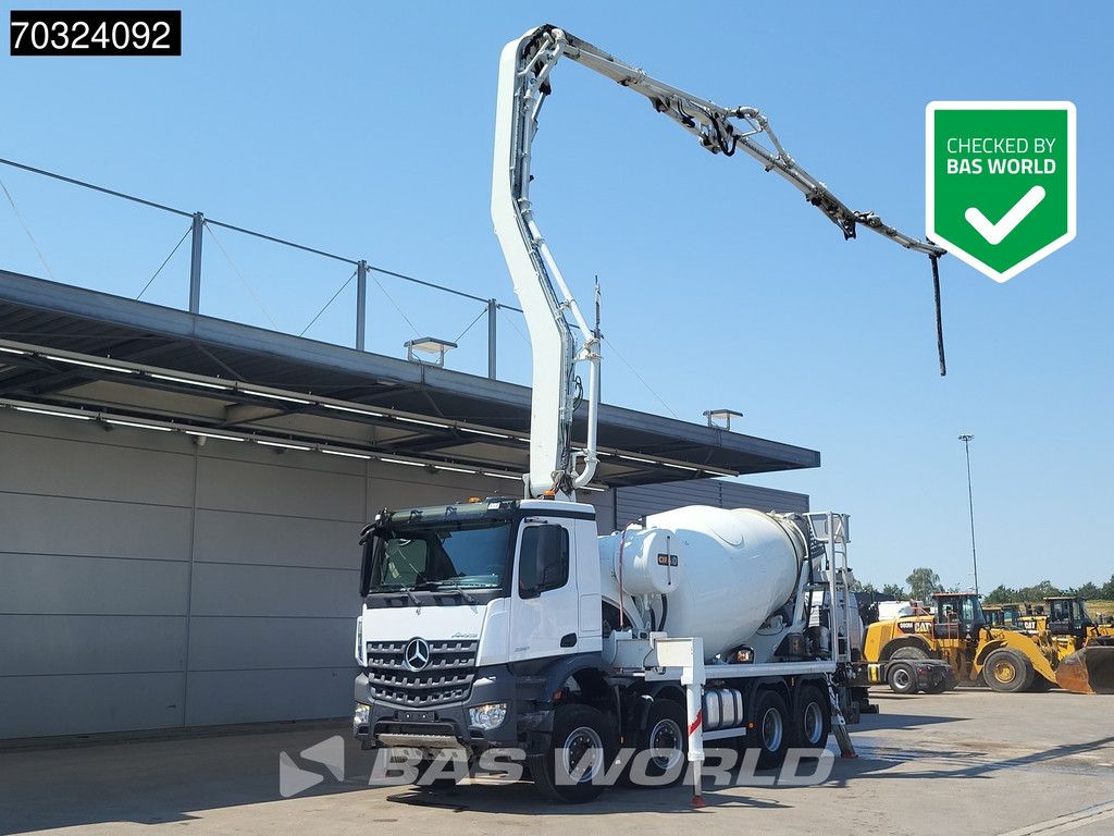 Mercedes Arocs Arocs 3253 8X4 28mtr CIFA MK28L-80-RH-PB607 PUMI 8m3 Mixer Full Steel Euro 6