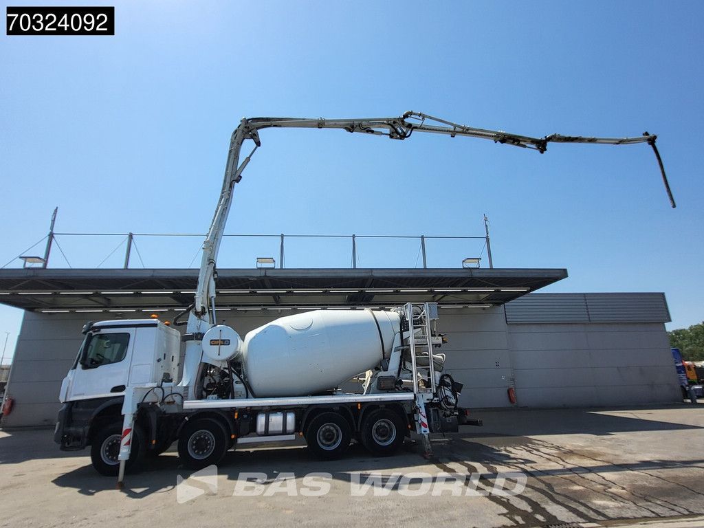 Mercedes Arocs Arocs 3253 8X4 28mtr CIFA MK28L-80-RH-PB607 PUMI 8m3 Mixer Full Steel Euro 6
