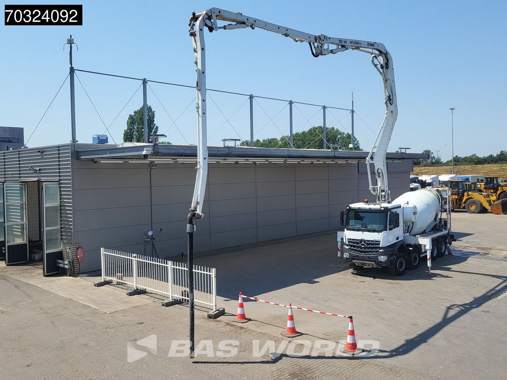 Mercedes Arocs Arocs 3253 8X4 28mtr CIFA MK28L-80-RH-PB607 PUMI 8m3 Mixer Full Steel Euro 6