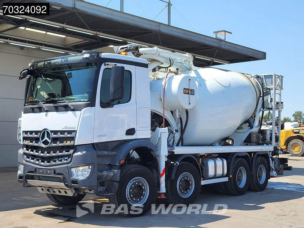 Mercedes Arocs Arocs 3253 8X4 28mtr CIFA MK28L-80-RH-PB607 PUMI 8m3 Mixer Full Steel Euro 6