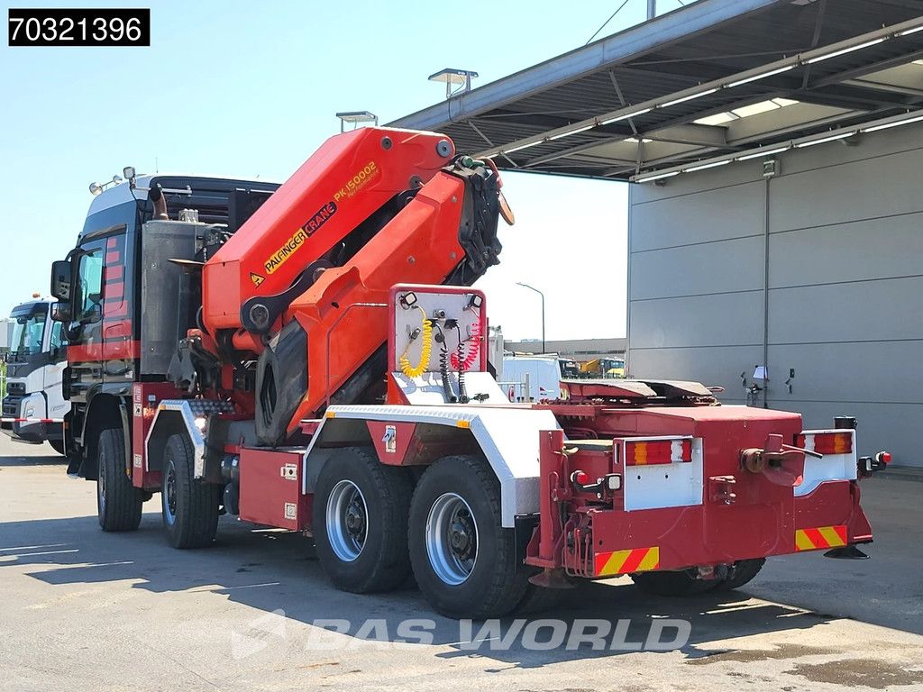 Mercedes Actros 4151 8X8 8x8 Palfinger PK150002 Crane Kran Full Steel Automatic Euro 5