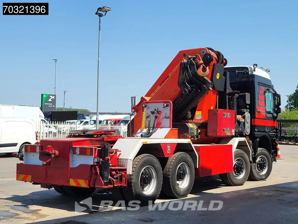 Mercedes Actros 4151 8X8 8x8 Palfinger PK150002 Crane Kran Full Steel Automatic Euro 5