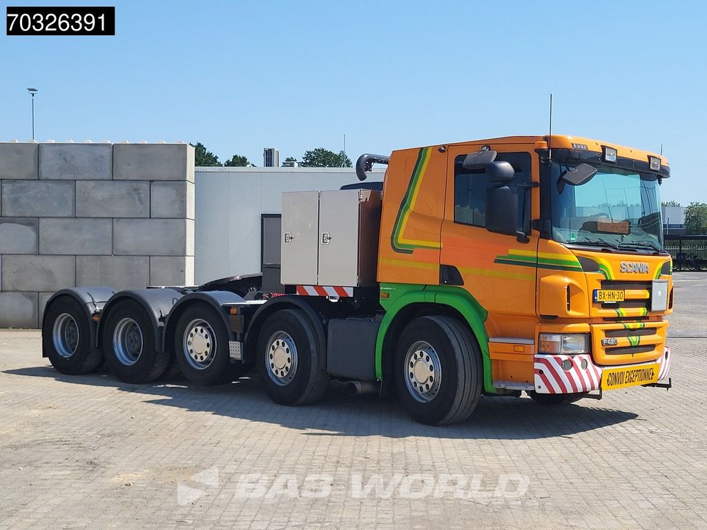 Scania P P420 10X4 150T! Full-Air Retarder Lift+Lenkachse PTO Standklima Leder
