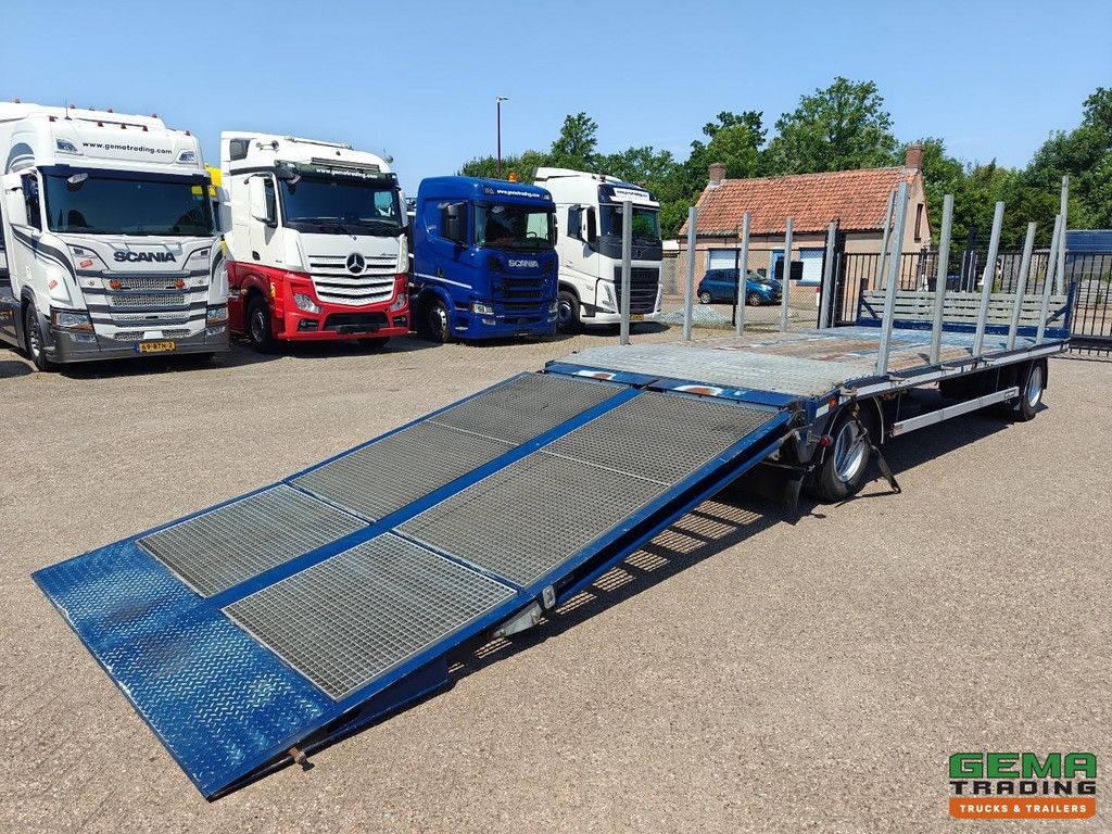 GS AV-2000 L MachineTransporter 6m - Hydr. Oprijramp - Centrale Smering - Rongpotten+Rongen - SAF-Assen - Trommelrem