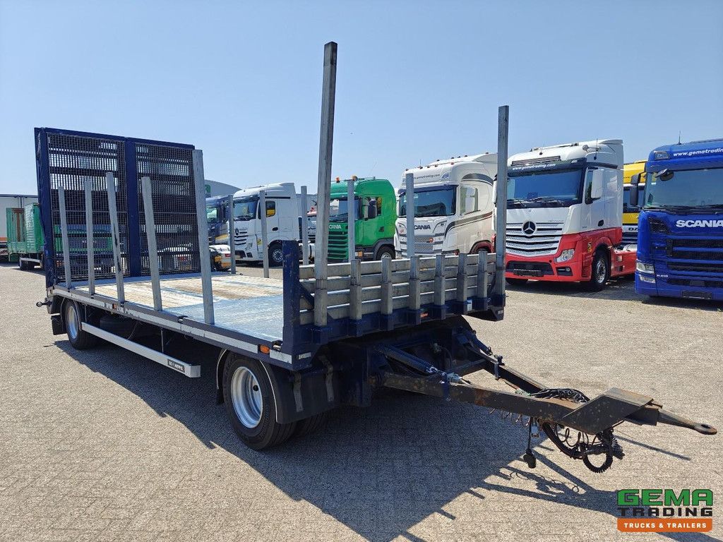 GS AV-2000 L MachineTransporter 6m - Hydr. Oprijramp - Centrale Smering - Rongpotten+Rongen - SAF-Assen - Trommelrem