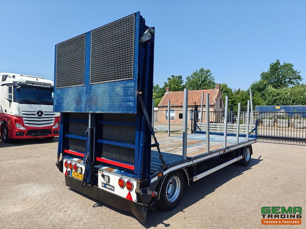 GS AV-2000 L MachineTransporter 6m - Hydr. Oprijramp - Centrale Smering - Rongpotten+Rongen - SAF-Assen - Trommelrem